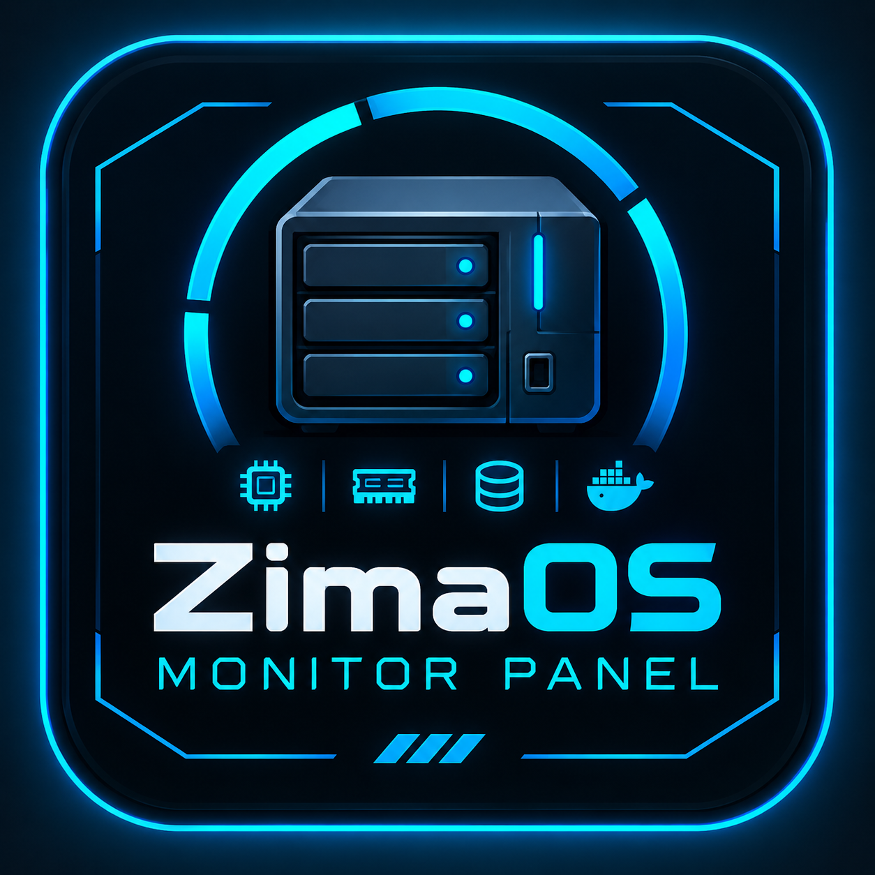 zimaosmonitoringpanel icon and logo