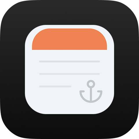 an icon and logo